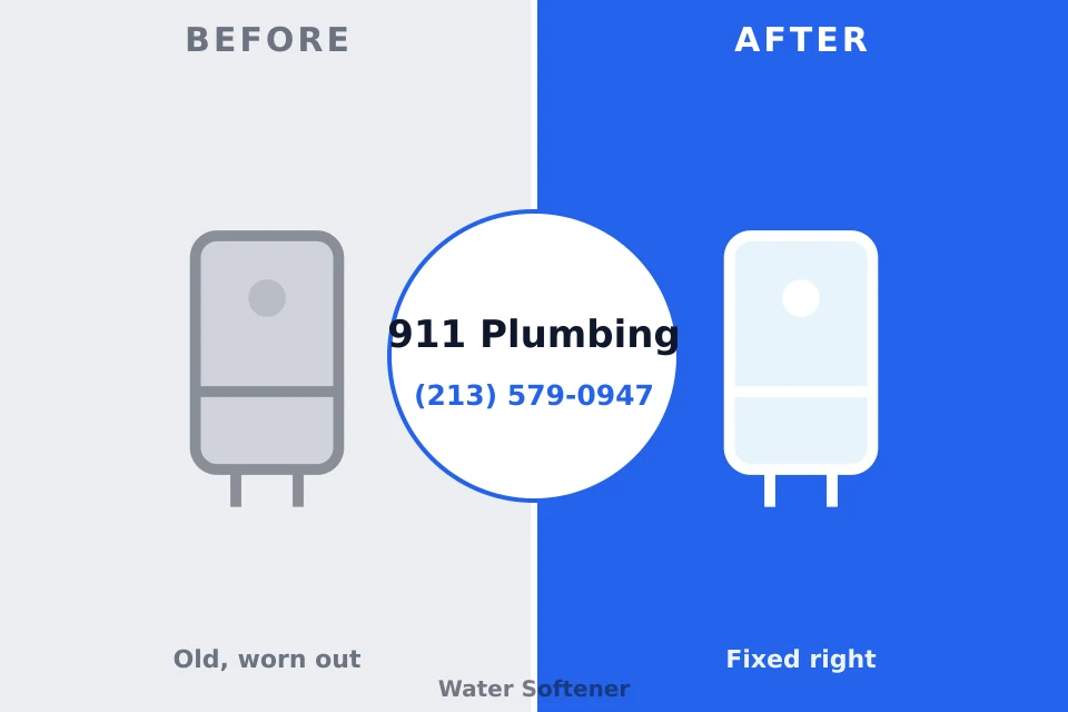 Before and after: plumbing repair Weston, OH